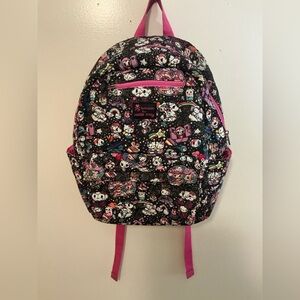 Rare Htf Vintage 2017 Tokidoki X Hello Kitty Sanrio Large Backpack